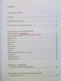 Muistelmat - Elli Nikula, Kustaa W. Nikula