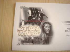 Star Wars, Emperor Palpatine, 2007, USA, ensipäiväkuori, FDC, hieno. Katso myös muut kohteeni, mm. noin 1 200 erilaista amerikkalaista ensipäiväkuorta