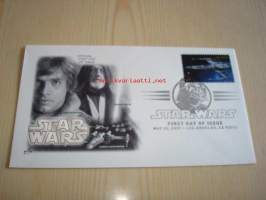 Star Wars, X-Wings Starfighter, 2007, USA, ensipäiväkuori, FDC, hieno. Katso myös muut kohteeni, mm. noin 1 200 erilaista amerikkalaista ensipäiväkuorta