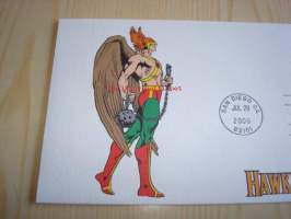 Hawkman, 2006, USA, ensipäiväkuori, FDC, hieno. Katso myös muut kohteeni, mm. noin 1 200 erilaista amerikkalaista ensipäiväkuorta 1920-luvulta 2000-luvulle.