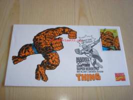 Thing, Marvel Comics Super Heroes, 2007, USA, ensipäiväkuori, FDC, hieno. Katso myös muut kohteeni, mm. noin 1 200 erilaista amerikkalaista ensipäiväkuorta