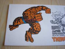 Thing, Marvel Comics Super Heroes, 2007, USA, ensipäiväkuori, FDC, hieno. Katso myös muut kohteeni, mm. noin 1 200 erilaista amerikkalaista ensipäiväkuorta