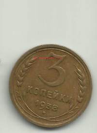 Neuvostoliitto Venäjä 3 kop 1938