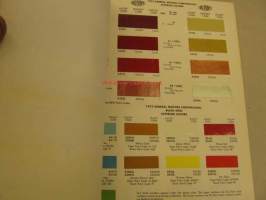GM Automotive Colors vm. 1972