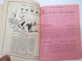 Koululaisen Muistikirja 1930-1931 -calendar / yearbook for school pupils