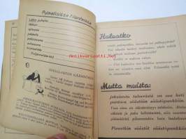 Koululaisen Muistikirja 1935-1936 -calendar / yearbook for school pupils