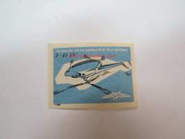 MI-1 helikopteri -neuvostoliittolainen tulitikkuetiketti - Soviet matcbox label