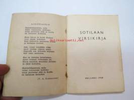 Sotilaan virsikirja 1958 -Finnish army hymn- / psalm book for soldiers