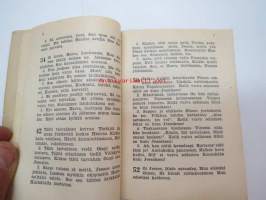 Sotilaan virsikirja 1958 -Finnish army hymn- / psalm book for soldiers