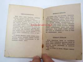 Sotilaan virsikirja 1958 -Finnish army hymn- / psalm book for soldiers