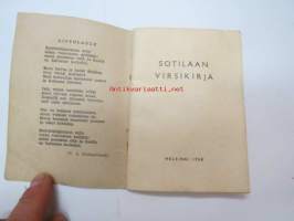 Sotilaan virsikirja 1958 -Finnish army hymn- / psalm book for soldiers