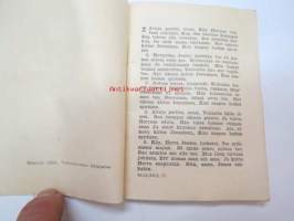 Sotilaan virsikirja 1958 -Finnish army hymn- / psalm book for soldiers