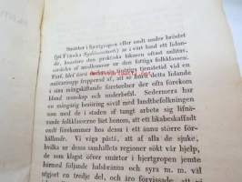 Om betydelsen af smärtor i hjertgropen, klinisk framställning, med den vidterfarna Medicinska Fakultetens vid Kejserliga Alexanders-Universitet i Finland