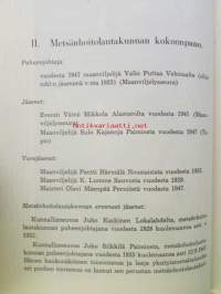 Lounais-Suomen Metsänhoitolautakunta 1929-1948