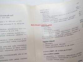 Puhelinmaksut 1.1.1974 -telephone tariff, Turku