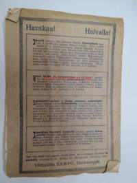 Pääsiäisnauru 1925 - K. Walowuori, Uusikaupunki -easter time fun