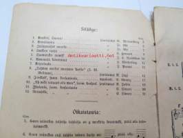 Miesäänisiä lauluja 5. vihko - Kansanvalistusseuran nuottivarasto -songs with notes