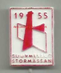 Suurmessut 1955 neulamerkki  rintamerkki