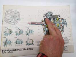 Mercedes-Benz Schaltgetriebe G2/27-5/7,36 Typen 709/809 -tekninen esite / brochure