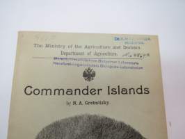 Commander Islands (Командо́рские острова́, Komandorskiye ostrova) (Kamtsatkan niemimaa) - saarten geologiaa, eläimistöä ja asukkaita