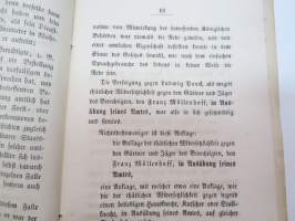 Ludwig Poock. Eine Jagtgeschichte aus Festwalen. Nach amtlichen Urkunden mitgetheilt von Eduard Bohnstedt. -metsästystapaus Westfalenista 1850-luvulla, taustaa,