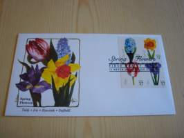 Spring Flowers, 2005, USA, ensipäiväkuori, FDC, hieno. Katso myös muut kohteeni, mm. noin 1 200 erilaista amerikkalaista ensipäiväkuorta 1920-luvulta 2000-luvulle.