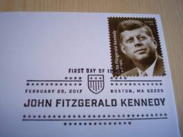 Presidentti John F. Kennedy, 100th Anniversary, 1917-2017, USA, ensipäiväkuori, FDC, hieno, numeroitu: 2/5. Katso myös muut kohteeni, mm. noin 1 200 erilaista