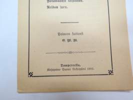 Neljä hauskaa Laulua. Merimiehen laulu. Merimiehen hywästijättö. Ystäwäänsä kaipaawa. Neidon suru -arkkiveisu -song sheet