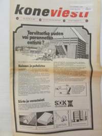 Koneviesti 1976 nr 16, sis. mm. seur. artikkelit / kuvat / mainokset; Kynnön Suomen mestarit 1976, Traktorin ja työkoneen pikakytkentälaitteet - kokemuksia
