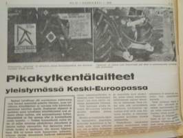 Koneviesti 1976 nr 13, sis. mm. seur. artikkelit / kuvat / mainokset; Ravintoa oljesta, Pikakytkentälaitteet yleistymässä, Lato-Hanko traktorin työväline,