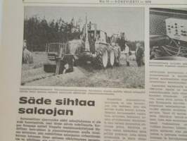 Koneviesti 1976 nr 13, sis. mm. seur. artikkelit / kuvat / mainokset; Ravintoa oljesta, Pikakytkentälaitteet yleistymässä, Lato-Hanko traktorin työväline,