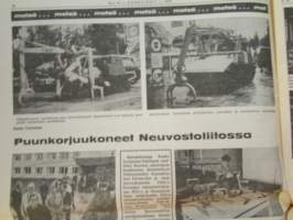 Koneviesti 1976 nr 13, sis. mm. seur. artikkelit / kuvat / mainokset; Ravintoa oljesta, Pikakytkentälaitteet yleistymässä, Lato-Hanko traktorin työväline,