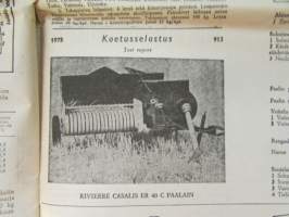 Koneviesti 1976 nr 13, sis. mm. seur. artikkelit / kuvat / mainokset; Ravintoa oljesta, Pikakytkentälaitteet yleistymässä, Lato-Hanko traktorin työväline,