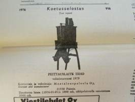 Koneviesti 1976 nr 13, sis. mm. seur. artikkelit / kuvat / mainokset; Ravintoa oljesta, Pikakytkentälaitteet yleistymässä, Lato-Hanko traktorin työväline,