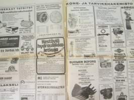Koneviesti 1976 nr 13, sis. mm. seur. artikkelit / kuvat / mainokset; Ravintoa oljesta, Pikakytkentälaitteet yleistymässä, Lato-Hanko traktorin työväline,