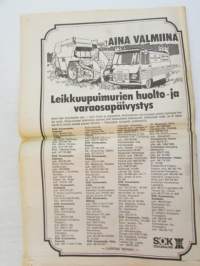 Koneviesti 1976 nr 13, sis. mm. seur. artikkelit / kuvat / mainokset; Ravintoa oljesta, Pikakytkentälaitteet yleistymässä, Lato-Hanko traktorin työväline,