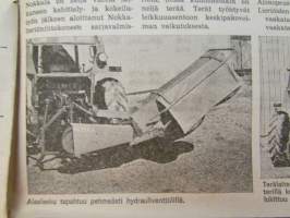 Koneviesti 1976 nr 11, sis. mm. seur. artikkelit / kuvat / mainokset; DLG -76 München, Normet pikakytkentälaitteiden asennus, Pasmatik täyshydraulinen