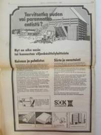 Koneviesti 1976 nr 11, sis. mm. seur. artikkelit / kuvat / mainokset; DLG -76 München, Normet pikakytkentälaitteiden asennus, Pasmatik täyshydraulinen