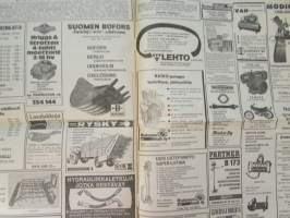 Koneviesti 1976 nr 9, sis. mm. seur. artikkelit / kuvat / mainokset; Traktoreita ilmatyynyillä Volvo BM, Konttivaunut tulevat, koneviesti testaa Jobu LP 4, Uusi