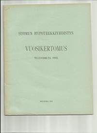 Suomen Hypoteekkiyhdistys vuosikertomus 1933 / Suomen Hypoteekkiyhdistys on suomalainen yksityinen asuntorahoitukseen erikoistunut luottolaitos. Yhdistys on