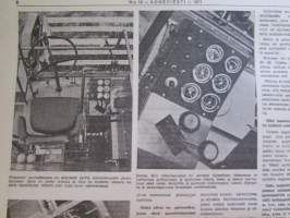 Koneviesti 1971 nr 18, sis. mm. seur. artikkelit / kuvat / mainokset; Sampo 40 puimuriuutuus, koneellista maidontuotantoa, Eino Keskitalo Koivusaaren tila,