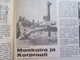 Koneviesti 1971 nr 18, sis. mm. seur. artikkelit / kuvat / mainokset; Sampo 40 puimuriuutuus, koneellista maidontuotantoa, Eino Keskitalo Koivusaaren tila,