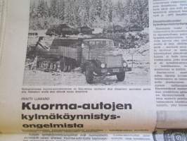 Koneviesti 1971 nr 18, sis. mm. seur. artikkelit / kuvat / mainokset; Sampo 40 puimuriuutuus, koneellista maidontuotantoa, Eino Keskitalo Koivusaaren tila,