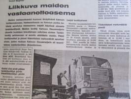 Koneviesti 1971 nr 22, sis. mm. seur. artikkelit / kuvat / mainokset; Nordsten Combi-Matic testissä, David Brown 995, 2 paalainta &quot;itse teossa&quot; Welger AP 41 -