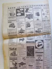 Koneviesti 1971 nr 22, sis. mm. seur. artikkelit / kuvat / mainokset; Nordsten Combi-Matic testissä, David Brown 995, 2 paalainta &quot;itse teossa&quot; Welger AP 41 -