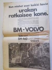 Koneviesti 1971 nr 23-24, sis. mm. seur. artikkelit / kuvat / mainokset; Hinattava Juko 300, Lasse Pätiälän sikala, Agrima -71, Smithfield Show, Kotitekoinen