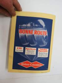 Automobile Club de France - Annuaire de route 1957 -Ranskan Autoklubin vuosikirja, sisältää hotelliluettelon, karttoja, mainoksia, autokilpailukalenterin ym.