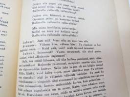 Seitse Venda - A. Gallen-Kallela illustratsioonit, kolmas trükk 1942 (Seitsemän veljestä eestin kielellä), huomaa takakanteen painettu Rmk 3,75 hinta