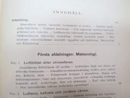 Lufthafvet. Grunddragen af Meteorologien och Klimatologien -meteorology, in swedish