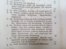 Försök till en elementar Lärobok i Astronomien, innehållande, jemte Inledning till Läran om Globerna, en kort underrätlse om Verldsystemet, samt Anvisning att